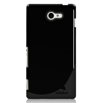 Gambar Ahha Soft Case Sony Xperia M2 Aqua Glossy Black