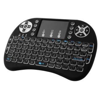 Air Mouse i8 Portable i8 Backlight Touchpad 2.4GHz Mini WirelessCombo Multi-media Remote Control Touchpad Xbox Android TV TelevisiPC HP Handphone