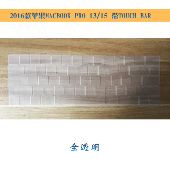Gambar Air13 pro15 apple baru silikon transparan keyboard film layar film yang
