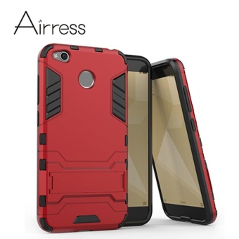 Gambar Airress Hard   Soft Hybrid Defender Kickstand Cover Protective Phone case for Xiaomi Redmi 4X (Blue)   intl