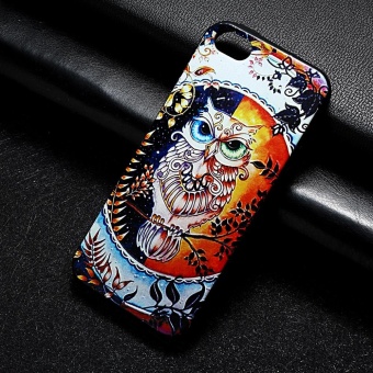 AKABEILA 3D Painted Pattern Coloured Drawing TPU Soft Phone CoverFor Apple iPhone 5 5S Case 4.0