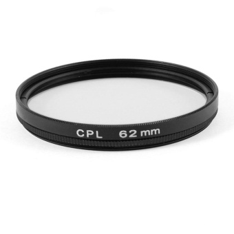 Gambar akerfush Black Universal Aluminum Alloy 62mm Circular PolarizerFilter Polarizing CPL Filter for SLR Camera Lens   intl
