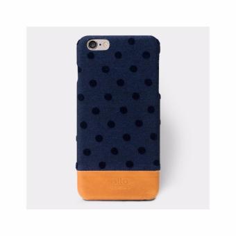 Gambar Alto Leather Case for iPhone 6 Plus   Denim Plus   Navy Bubble