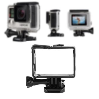 Gambar Aluminium Alloy Side Open Protective Housing Case Frame For GoproHero 3 3+ 4 Camera   intl