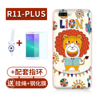 Gambar Ame oppor11 r11plus kartun braket bantuan semua termasuk soft shell shell telepon