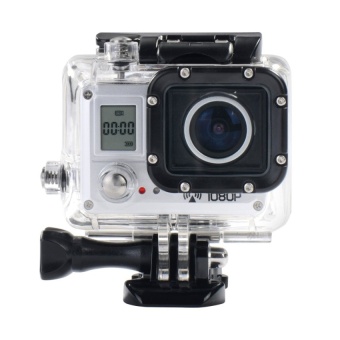 AMKOV 20MP 1080P Waterproof 30M Wifi Full HD Action Sports Camera - Silver - intl  