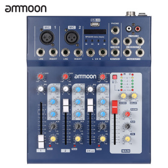 Ammoon F - USB 3 Channel Audio Mixer Pencampur Mikrofon Digital Line Konsol Dengan 48 V Kekuatan Siluman Untuk Rekaman Karaoke DJ Musik Panggung Apresiasi Outdoorfree September 2019 - 2 ammoon F - USB 3 Channel Audio Mixer pencampur mikrofon Digital Line konsol dengan 48 V kekuatan siluman untuk rekaman Karaoke DJ musik panggung apresiasi Outdoorfree - 2