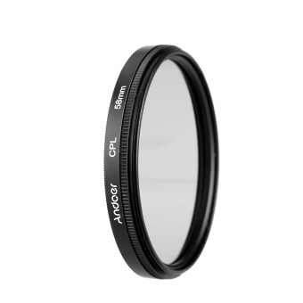 Andoer 58mm Digital Langsing Kopral Polarizer Polarisasi