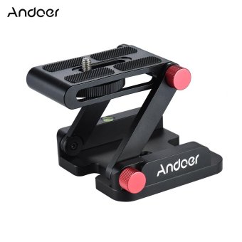 Andoer New Z-shaped Aluminum Alloy Foldable Camera Camcorder Desktop Holder Quick Release Plate Tilt Head For Nikon Canon Sony Pentax DSLR Camera Video Track Slider Tripod Film Making Macrophotography - Intl Pebruari 2019 - 5 Andoer New Z-shaped Aluminum Alloy Foldable Camera Camcorder Desktop Holder Quick Release Plate Tilt Head for Nikon Canon Sony Pentax DSLR Camera Video Track Slider Tripod Film Making Macrophotography - intl - 5