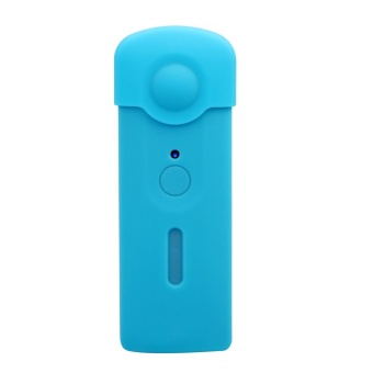 Gambar Andoer Protective Silicone Rubber Cover Soft Case Protector Skin Cover for Ricoh Theta S 360 Degree Panoramic Panorama Camera Blue   intl