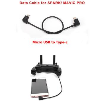Gambar Android Micro USB Mengkonversi Type c Line Kabel Data Untuk DJI SPARK  MAVIC PRO Controller  Telepon Selular  Tablet