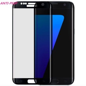 Anti-peep Privacy Protection Film Full Coverage Ultra-thin Tempered Glass Screen Protector for Samsung S7 Edge  