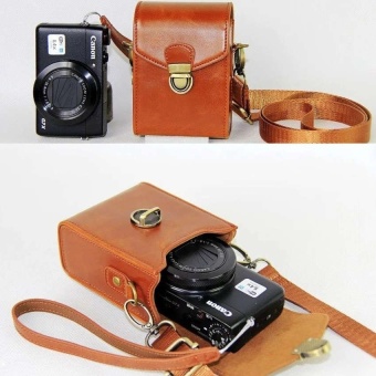 Gambar Anti shock Hard skin Shoulder bags PU Leather CameracaseForCanonPowerShot G9X G7X G7X Mark II S120 SX600 IXUS 275G16SX710SX   intl