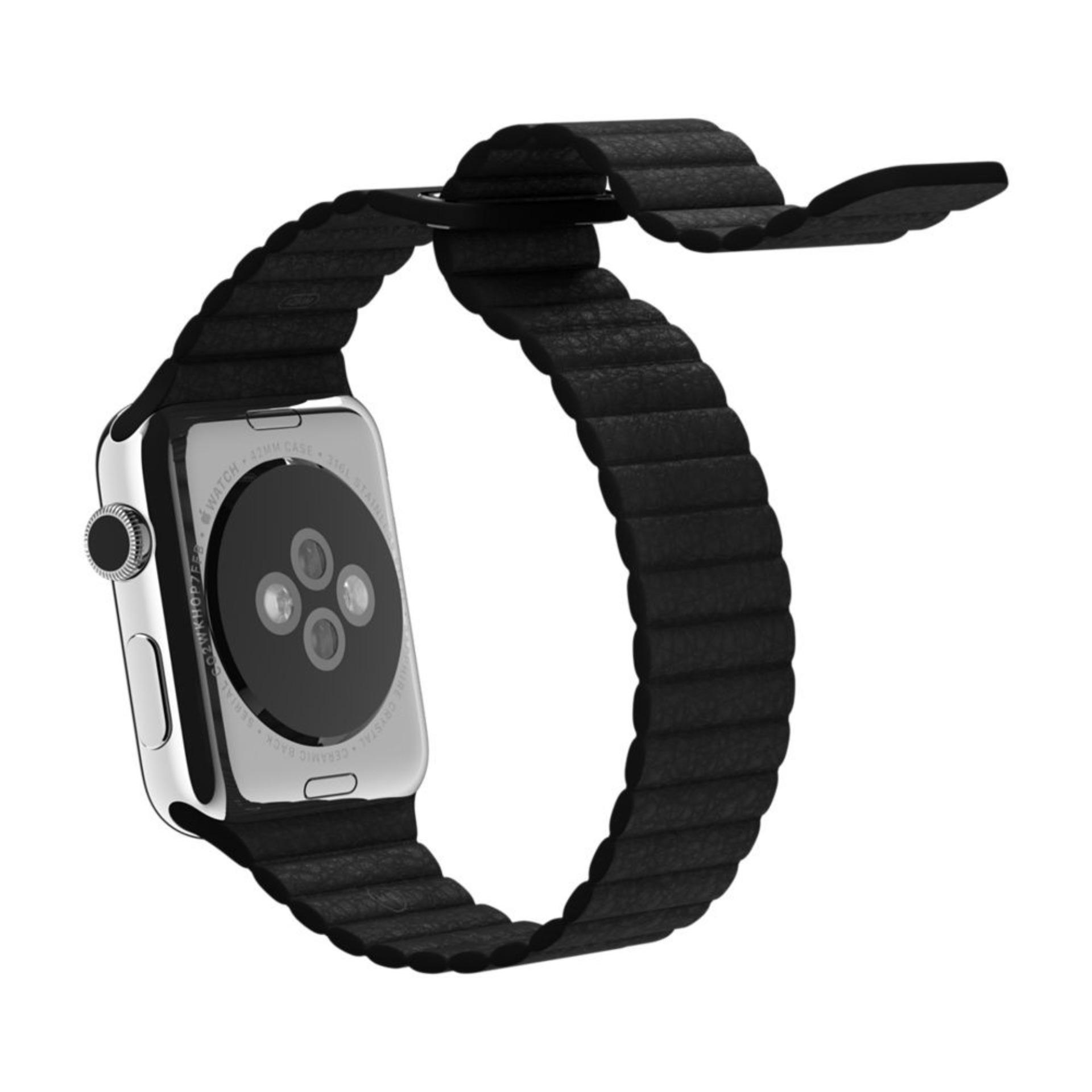 Apple Watch Band 38mm Magnetic Closure Series / Tali Jam Tangan Original - Hitam