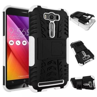 Gambar Armor Stand case Shockproof Back Cover For Asus Zenfone 2 LaserZE550K 5.0 White   intl