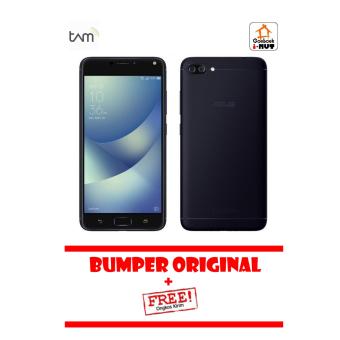 Asus Zenfone 4 Max ZC554KL Black Free Bumper Garansi Resmi