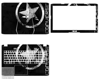 Gambar Asus zx50j n551j fx50 plus notebook shell foil