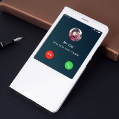 Asuwish Smart View Flip Cover Kulit Case untuk Xiaomi Mi Max Mimax Prime Phone Case Cover Bag Slim Shell Tidur Wake Jendela-Internasional