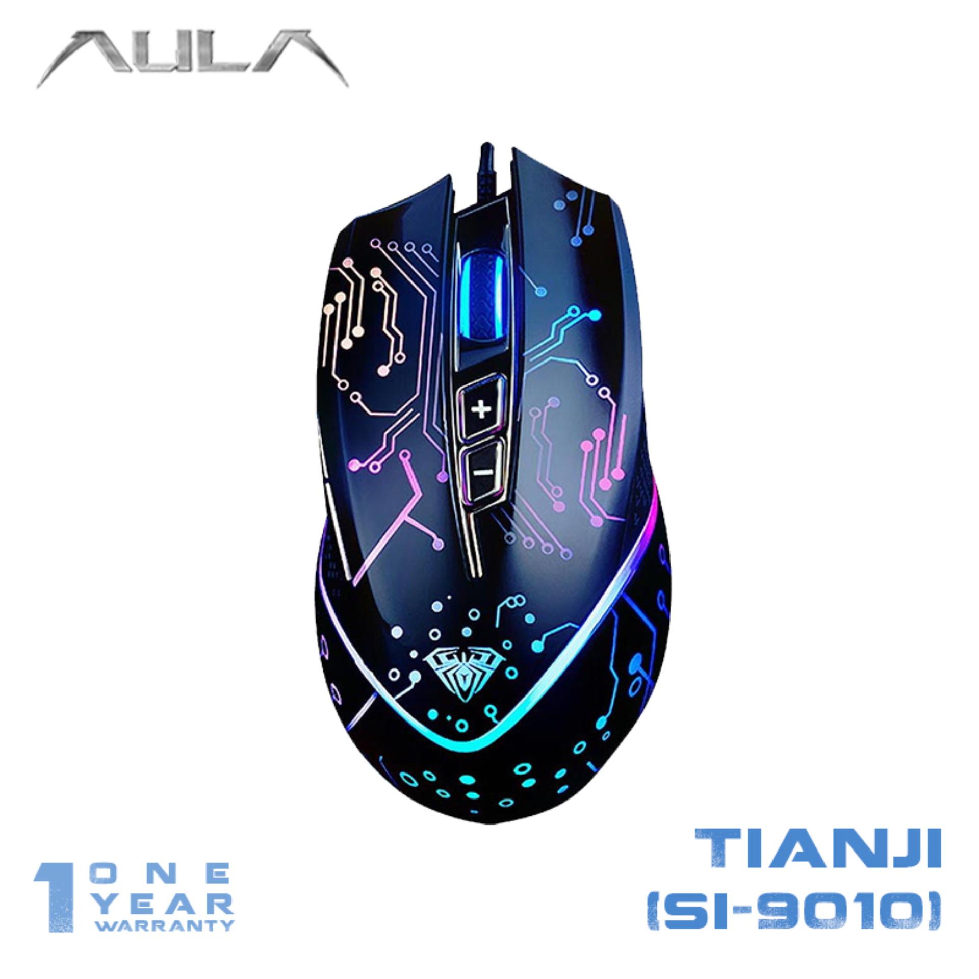 AULA Tianji Gaming Mouse RGB E-Sport 5000 Dpi - Hitam