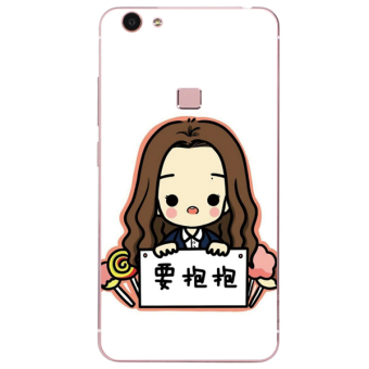 Gambar BBK vivox5max sastra gadis lanyard handphone shell lengan silikon