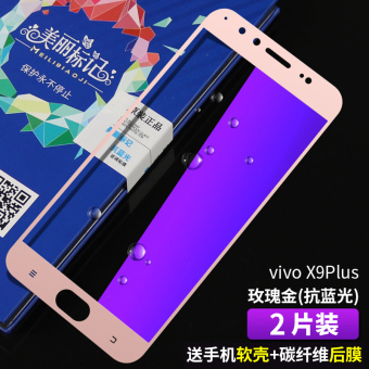 Gambar BBK vivox9plus x9splus anti pelindung layar baja biru