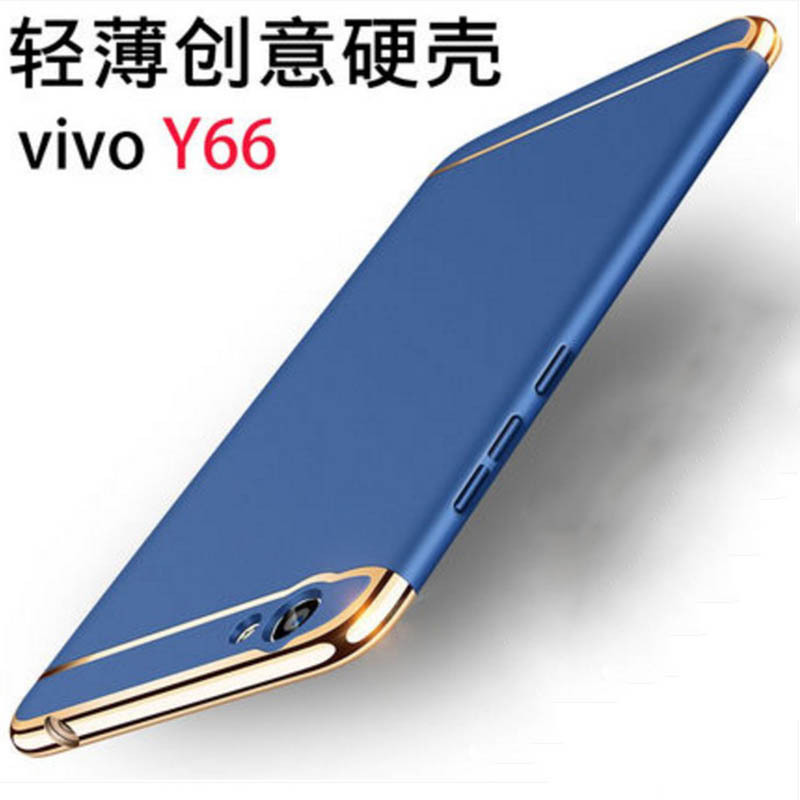 Bbk vivoy66/y66l/y66a plating penurunan resistensi tiga pc cangkang keras shell telepon