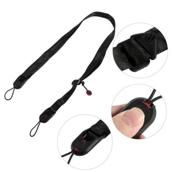 Black Adjustable Camera Shoulder Strap Sling With Quick ReleaseBuckle For Digital Cameras - intl