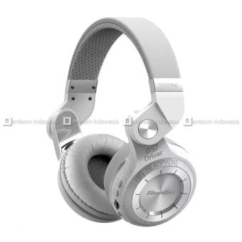 Gambar Bluedio Turbine T2+ Headphone Bluetooth 4.1 Foldable Headset WithCard Slot + FM Radio   Putih