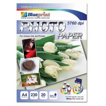 Gambar Blueprint BP GPA4230 Polos  Photo Paper A4 230 gsm (Tulip)