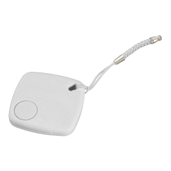 Gambar Bluetooth 4.0 Alarm Anti Kehilangan Gantungan Kunci Pencari Cerdas Pelacak Untuk Iphone 4 5 6 Watt Putih