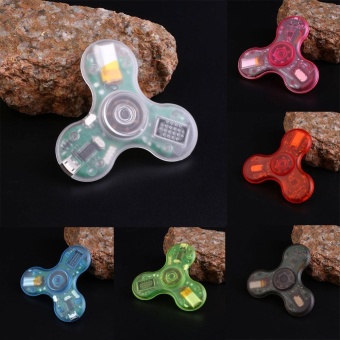 Gambar Bluetooth Speaker Music LED Light Crystal Fidget Spinner Toy EDCAutism Gifts   intl