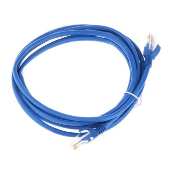 Gambar BolehDeals Cat5e Patch Cord Cable Ethernet Internet Network LANRJ45 UTP Blue 3Meter   intl