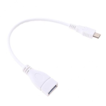 Gambar BolehDeals USB Type C to USB 3.0 Female Adapter Cable On The Go OTGHost Cable White   intl