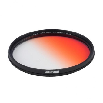 Gambar BolehDeals ZOMEI 40.5 82mm Ultra Slim Graduated Filter for DSLRCamera Orange 58mm   intl