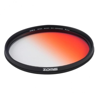 Gambar BolehDeals ZOMEI 40.5 82mm Ultra Slim Graduated Filter for DSLRCamera Orange 62mm   intl