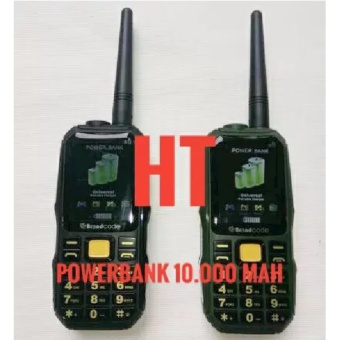 Brandcode B68 B-68 HP Bisa HT Dan Powerbank 10.000 MAH Outdoor (Prince PC10 ALDO 007) - Hijau  