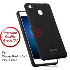 Calandiva Shockproof Hybrid Premium Grade A Softcase for Xiaomi Redmi 3 Pro / Prime / 3s - Hitam
