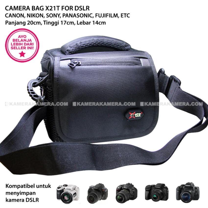 image: CAMERA BAG X21T - ZAMRUD 101 FOR DSLR CANON, NIKON, SONY, PANASONIC, FUJIFILM, ETC