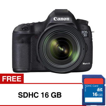 Canon EOS 5D Mark III 24-70mm f.4 + Gratis 16GB SDHC  