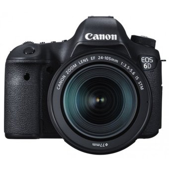 Canon EOS 6D Kit 24-105mm STM WiFi GPS - Hitam  
