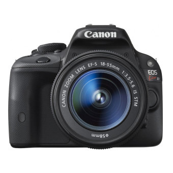 Canon EOS Kiss X7/EOS 100D (18-55mm) is STM - 18 MP - Hitam  