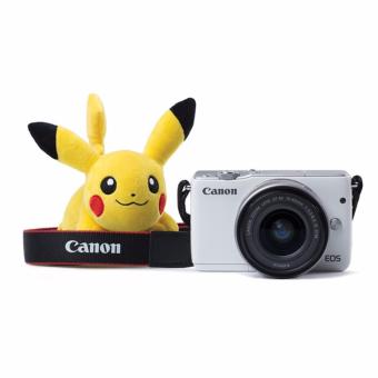 Gambar Canon EOS M10 Kit 15 45mm White (Pokemon)