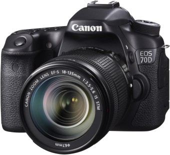 Canon Kamera DSLR EOS 70D Kit 18-135mm IS STM + Free LCD Screen Guard  