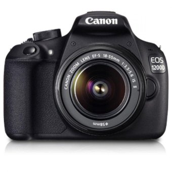 Canon Kamera EOS 1200D Lensa Kit 18-55mm IS II - Hitam  