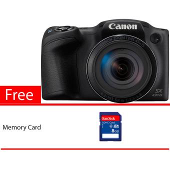 Canon Kamera Prosumer Powershot SX430 IS Hitam Free Memory Card  