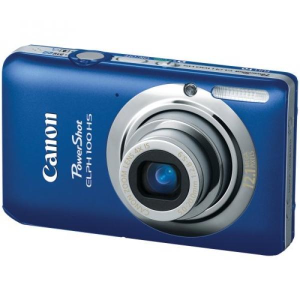 Canon PowerShot ELPH 100 HS 12.1 MP CMOS Digital Camera with 4X Optical Zoom (Blue)  