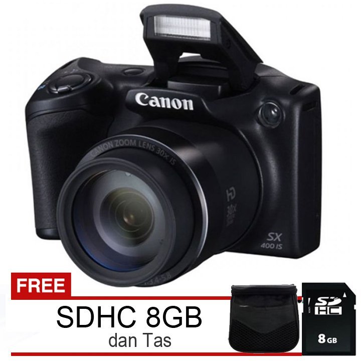 Canon Powershot SX400 IS - 16.1 MP - 30x Optical Zoom  