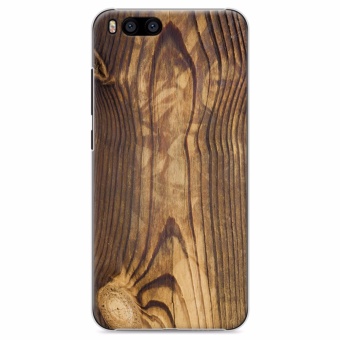 Gambar Capas Painting Hard Plastic Wood Pattern Phone Case for Xiaomi Mi 6  intl