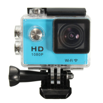 Car Action Waterproof HDMI Sport Camera and 2 Battery (Blue)  
