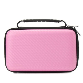 Gambar Carbon Fiber EVA Hard Carrying Case Cover Handle Bag For Nintendo New 2DS LL XL pink   intl